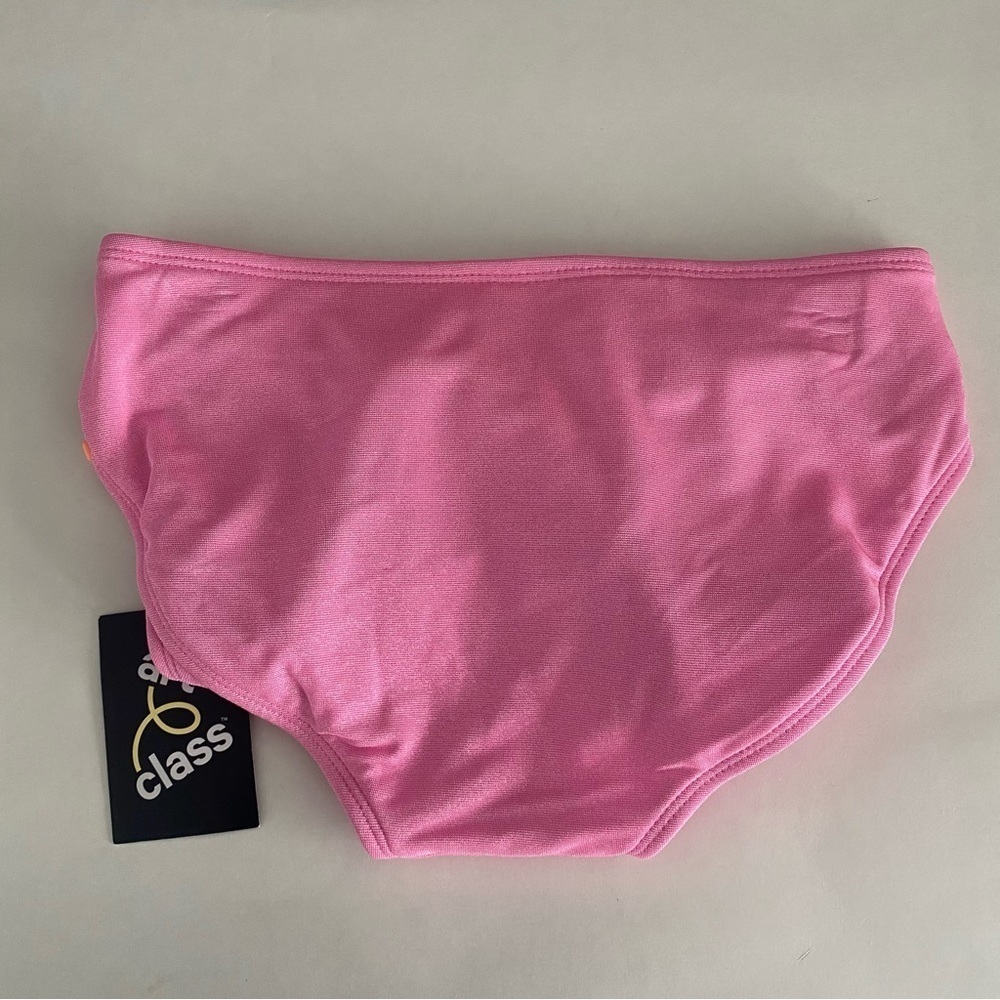 Girl’s 2 Piece Swimsuit Spaghetti Strap And Back Art Class Pink/Yellow Size L - Picture 4 of 8